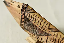 Burn Art | Tribal Wooden Art Pieces - Fish (A)
