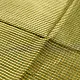 handloom pure cotton saree in subtle olive heena green with woven golden zari striped border and matching handcrafted tassels on pallu
