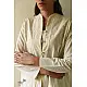 shop Handloom Self Checks Cotton - Off White Top