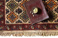A finite infinity...Kalamkari Natural color Durri ( 4 X 6 ) ❧ P