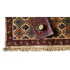A finite infinity...Kalamkari Natural color Durri ( 4 X 6 ) ❧ P