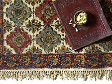 A finite infinity...Kalamkari Natural color Durri ( 4 X 6 ) ❧ Q