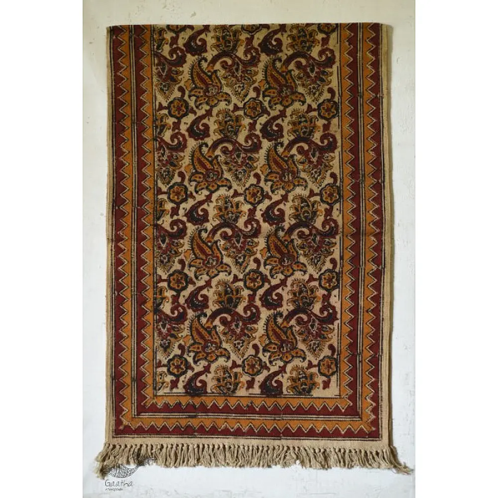 Natural color Kalamkari Durri ( 2 X 6 ) 