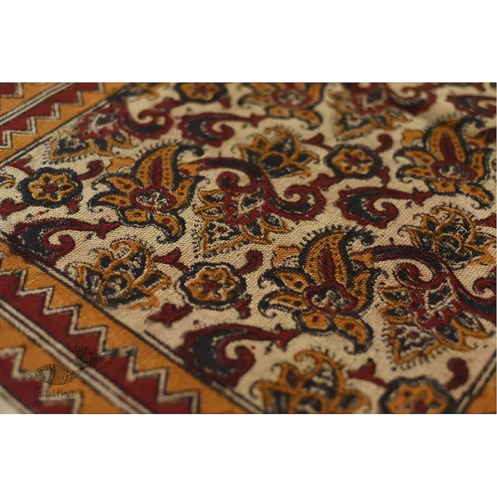 Natural color Kalamkari Durri ( 2 X 6 ) 