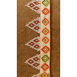 Shubh-Laabh . शुभ लाभ - Handmade Bead Door Toran 