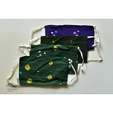 Be safe & stylish ✜ Mul Cotton Layered Mask ( Set of 4 ) ✜ K Bandhni