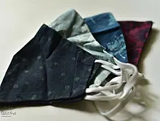 Be safe & stylish ✜ Cotton Layered Mask ( Set of 4 ) ✜ N 