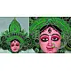 shop handmade chhau mask from bangal - ambika