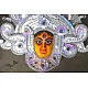 shop handmade chhau mask from bangal - durga silver