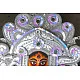 shop handmade chhau mask from bangal - durga silver