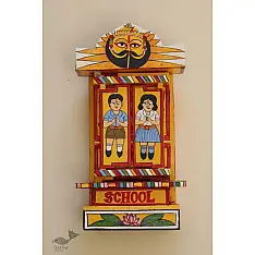 कथनिक ☀ Kaavad ~ School { Yellow 29 cm } - 142
