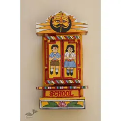 कथनिक ☀ Kaavad ~ School { Yellow 29 cm } - 142