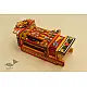 कथनिक ☀ Kaavad ~ A Wooden Shrine (Yellow - 20 cm) ~ 136