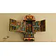 कथनिक ☀ Kaavad ~ A Wooden Shrine (Green - 20 cm) ~ 135