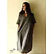 shop Handloom Cotton Carbon Black Dress