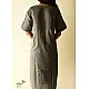 shop Handloom Cotton Carbon Black Dress