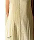 shop Handloom Cotton Designer Off White Sleeve Less Dress