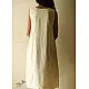 shop Handloom Cotton Designer Off White Sleeve Less Dress
