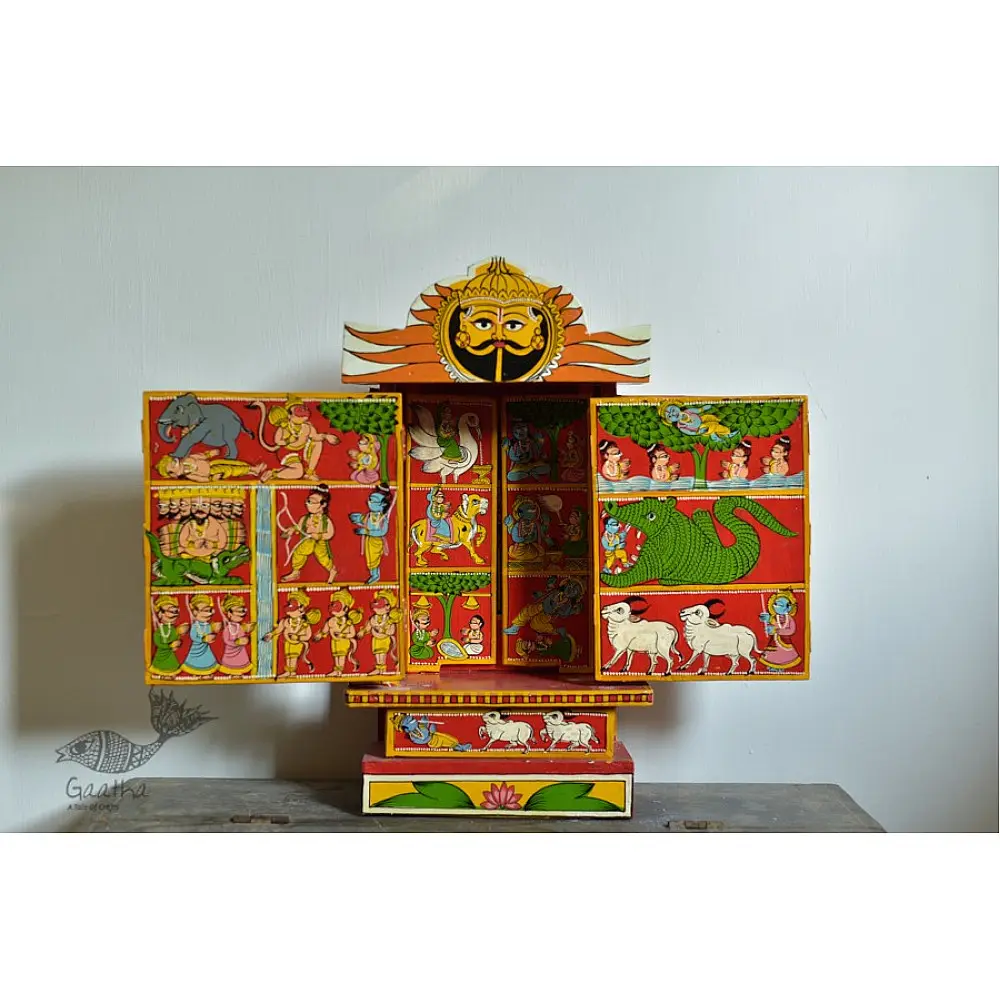 shop story telling wooden shine kaavad