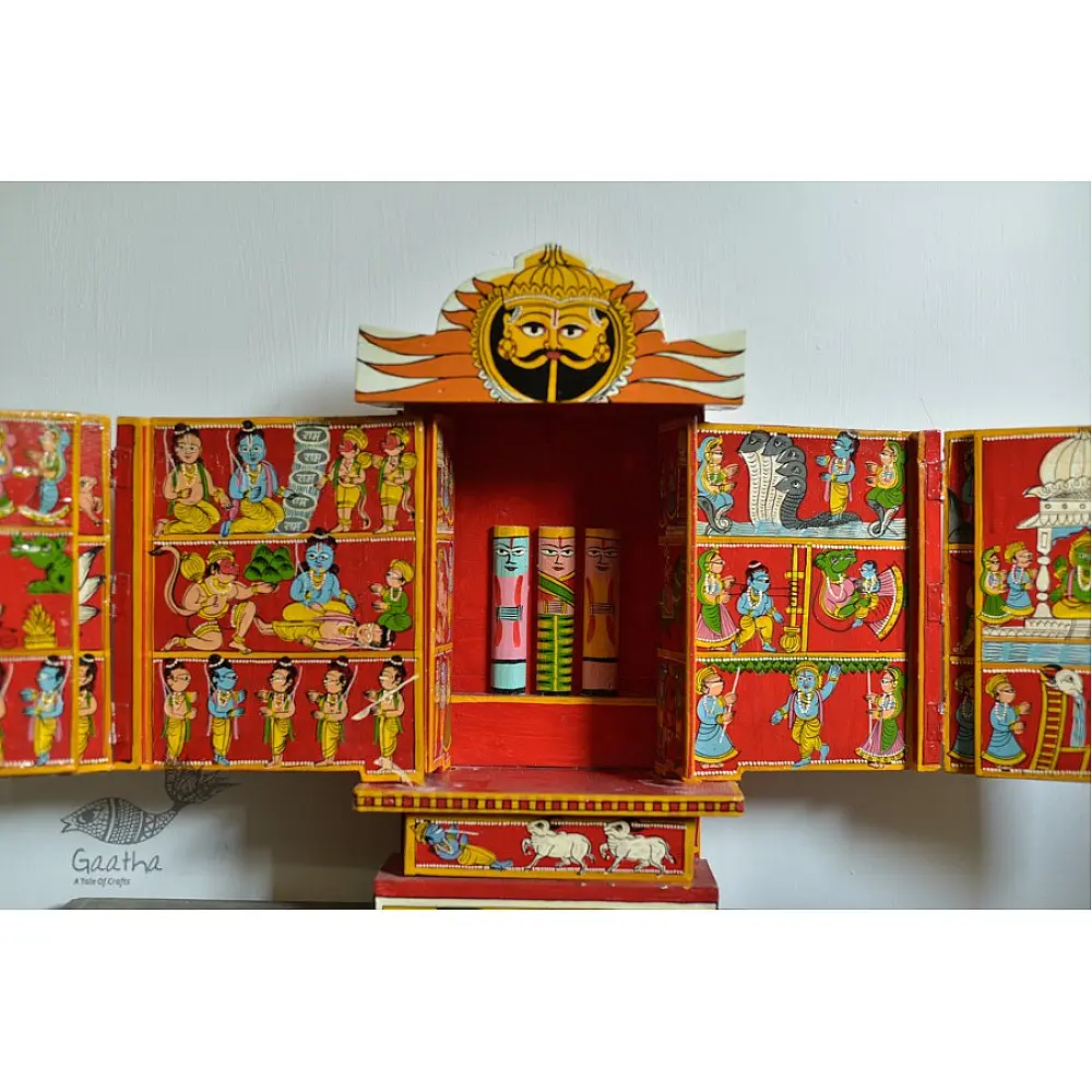shop story telling wooden shine kaavad