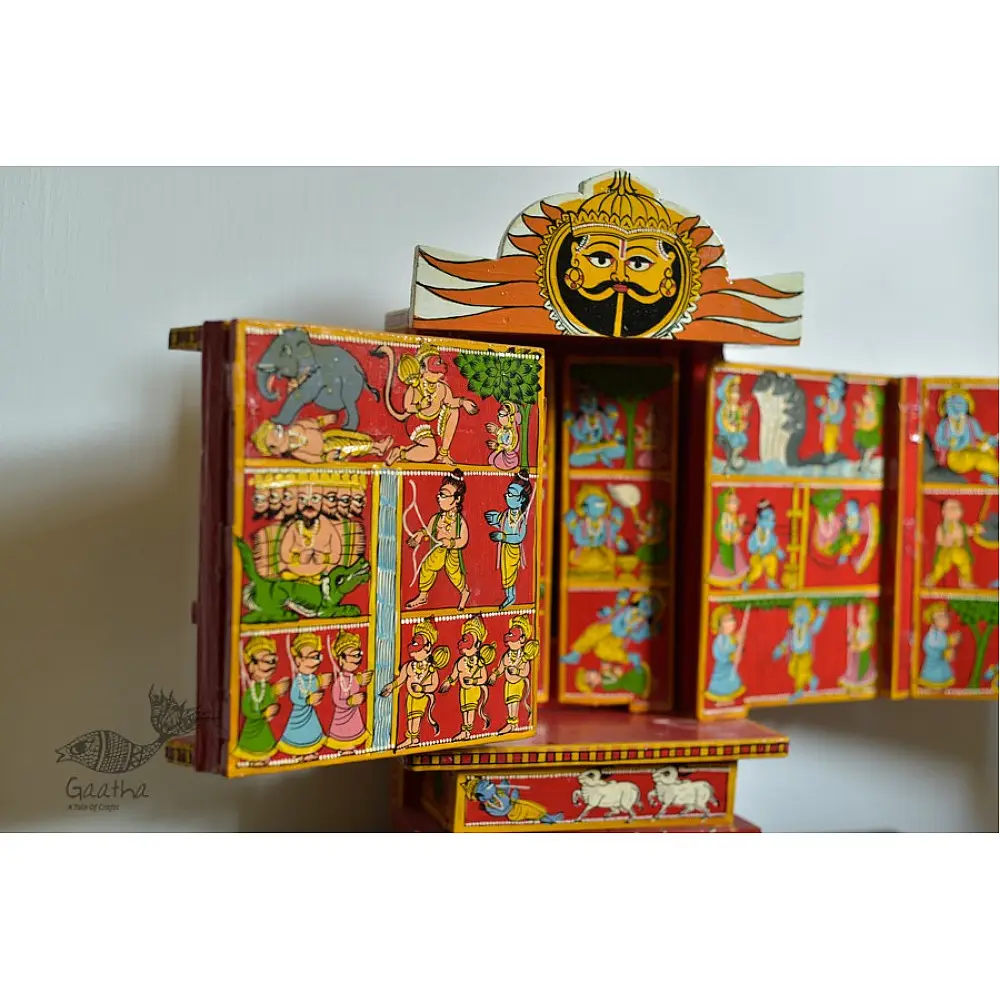 shop story telling wooden shine kaavad