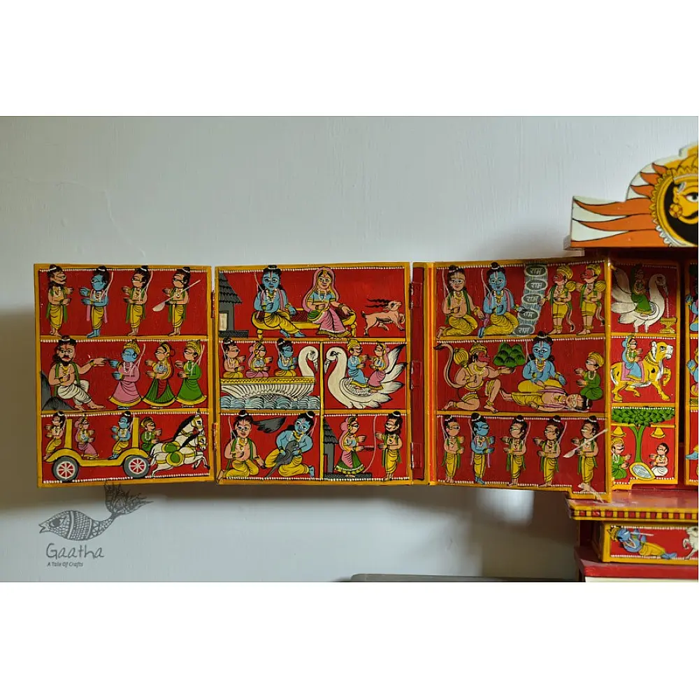 shop story telling wooden shine kaavad