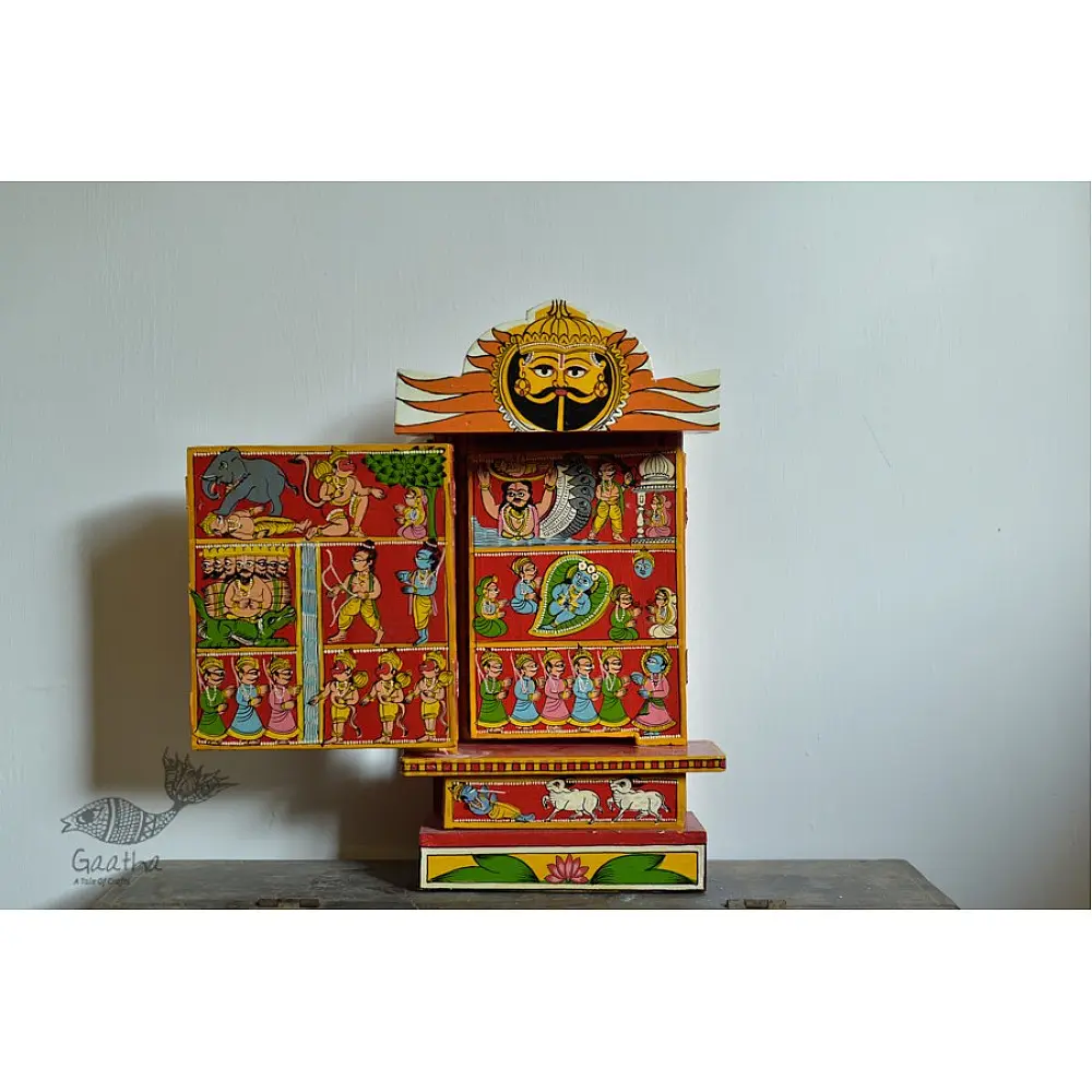 shop story telling wooden shine kaavad