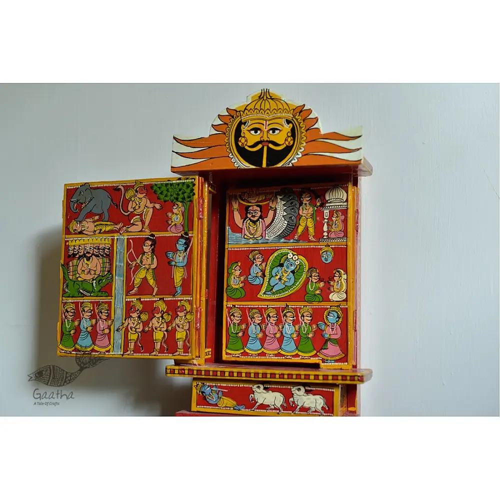 shop story telling wooden shine kaavad