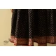 shop Jawariya Block Printed Short Skirt - Black Doted