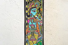 Madhuban . मधुबन ❁ Madhubani Painting - Krishna