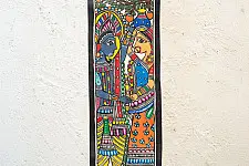 Madhuban . मधुबन ❁ Madhubani Painting - Radha Krishna