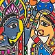 shop Madhubani Painting - Radha Krishna