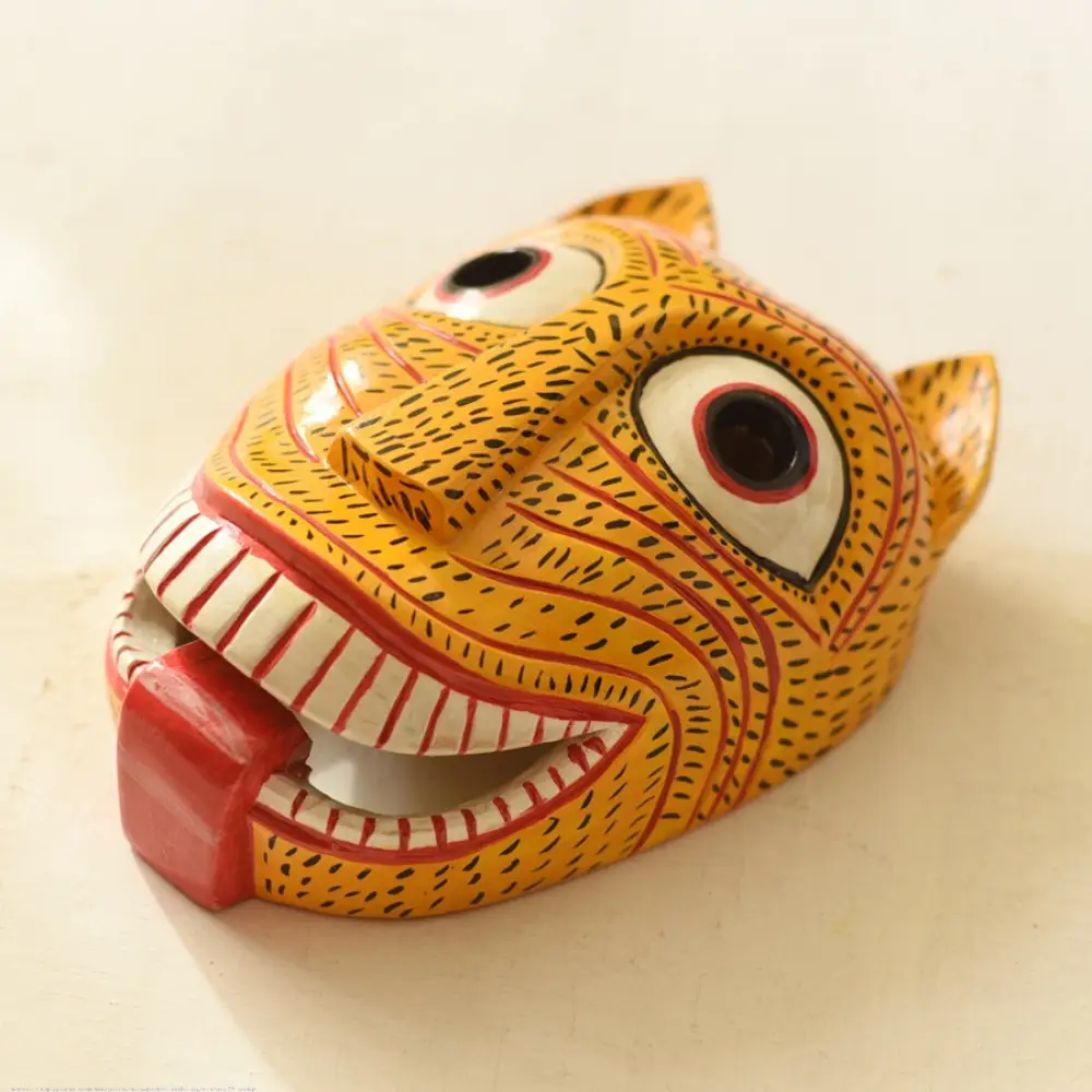 shop handmade wooden mask - 