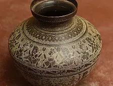 Antiquities from Khajuraho | Handcarved Kalash