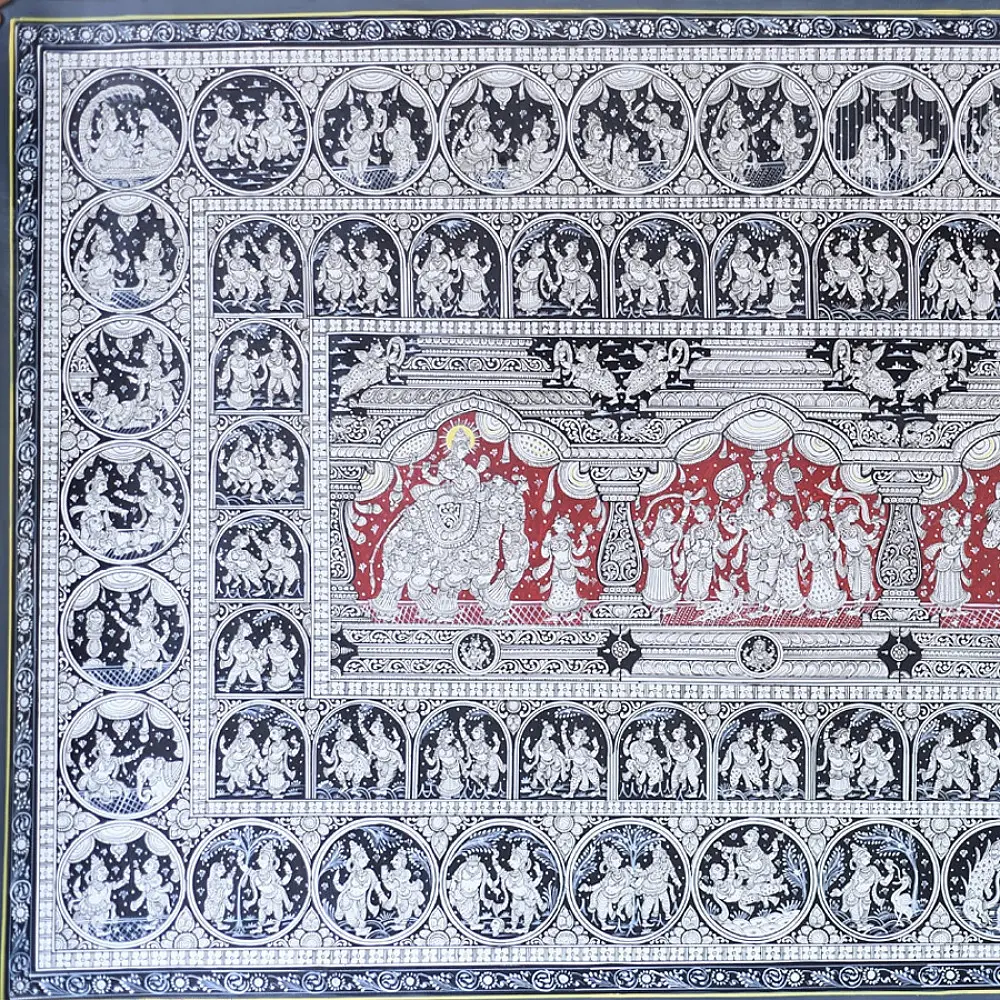 shop Traditional patachitra Painting ~ Krishna Story