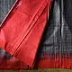 shop Handwoven Pure Tussar Silk Grey Saree With Ikat Pallu