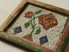 Prachin . प्राचीन | Handmade Bead Work ~ Antique Hanging Frame - Set of Two