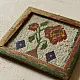 Handmade Bead Work ~ Antique Hanging Frame - Set of Two