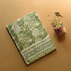 Indigenous Impressions ❣ Bagru Printed Cotton Saree - Block Printed