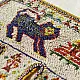 Gujrat Bead Work - Old & Antique Wall Hanging - Lion & Horse Motif