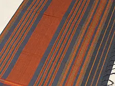 Sadaa . सदा ✡ Begampuri Woven Border Pure Cotton Green Saree 