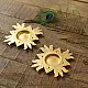 shop Brass Handmade T-Light Holder - Lotus 