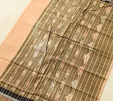 Handlom Cotton Saree | IKAT Pallu { Badami }