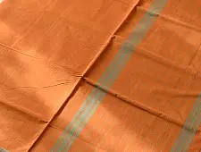 Rojana | Handloom Andhra Cotton Saree - Orange