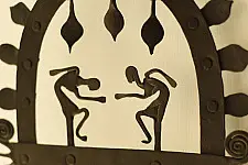 Ahou | Wrought Iron ~ Hanger