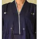 shop Jamdani - Handloom Cotton Dress  - Navy Blue