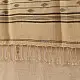 shop Handloom Soft Cotton Jamdani Off White Stole (Two Options)