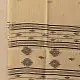 shop Handloom Soft Cotton Jamdani Off White Stole (Two Options)