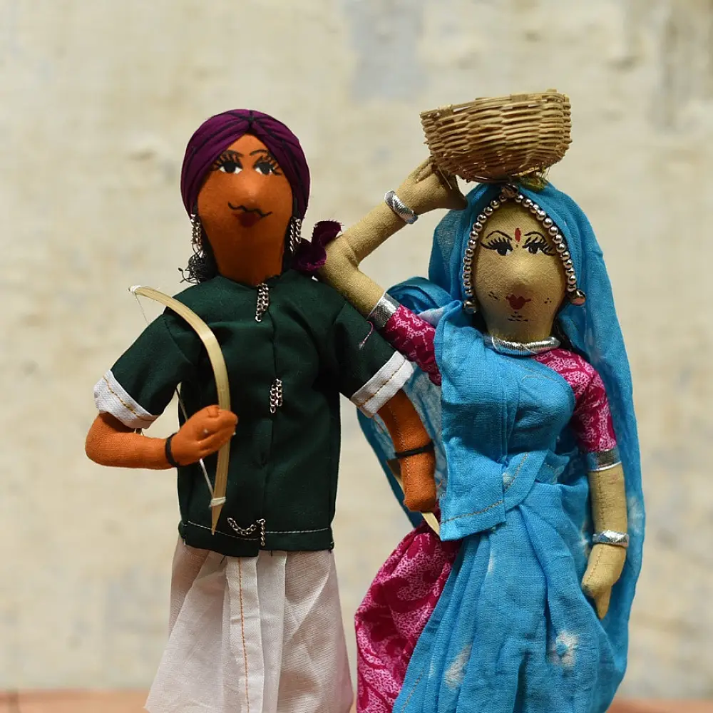 Buy Jhabua Handmade Fabric Doll (Bhil) - E