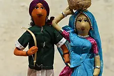 Gudiya - Jhabua Handmade Fabric Doll (Bhil) - E